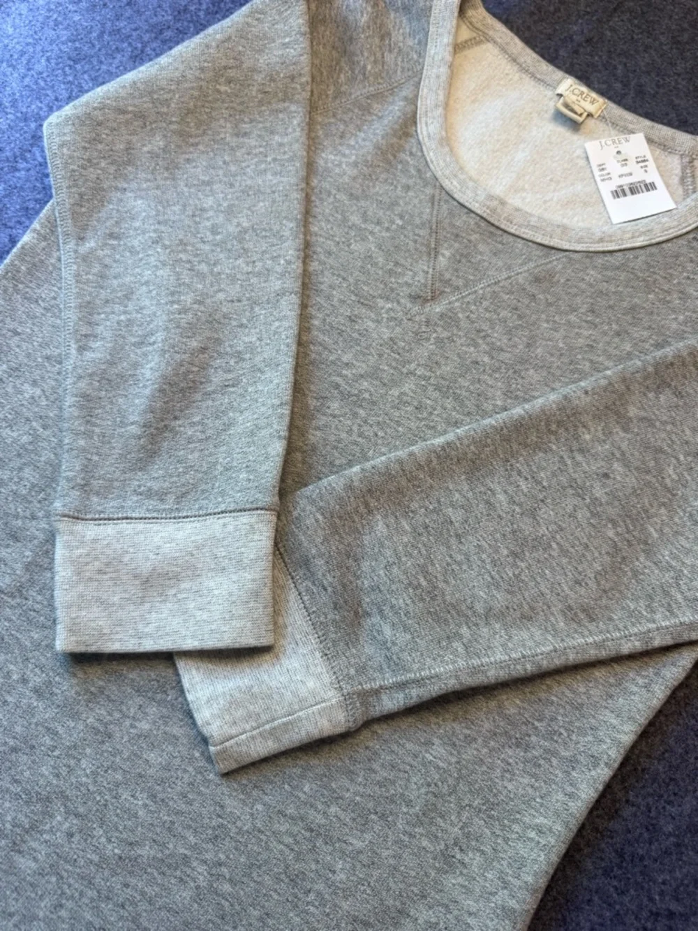 Women's Gray Knit Shift Dress